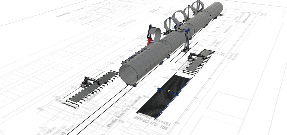 Production Line Schematic Diagram