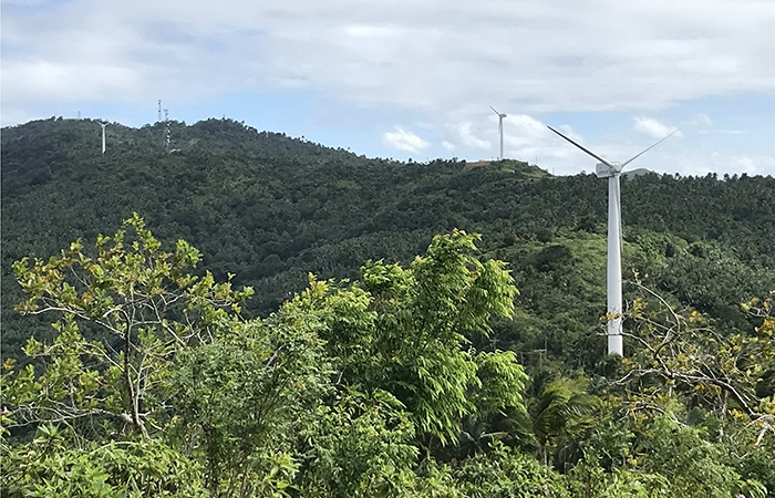 Demonstration project of combination of wind power and battery charging station for electric motorcycles